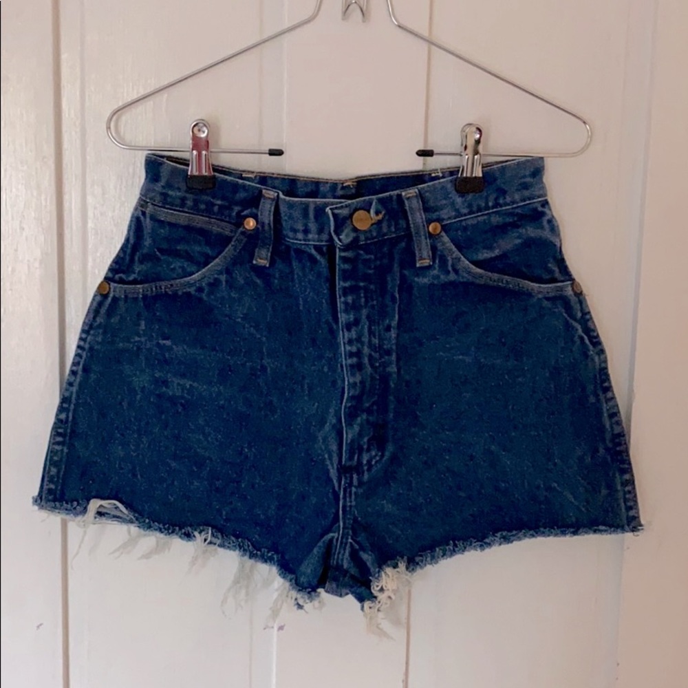 Vintage High Waisted Classic Wrangler Cut Offs